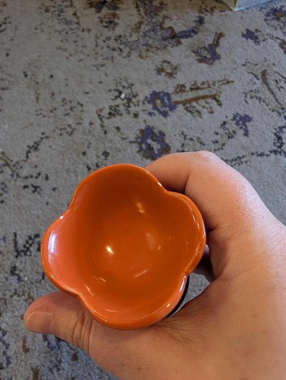 Target Bullseye Easter 2024 Ceramic Tulip Egg Holder Orange